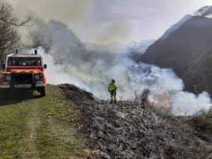 Brûlage dirigé à Melles