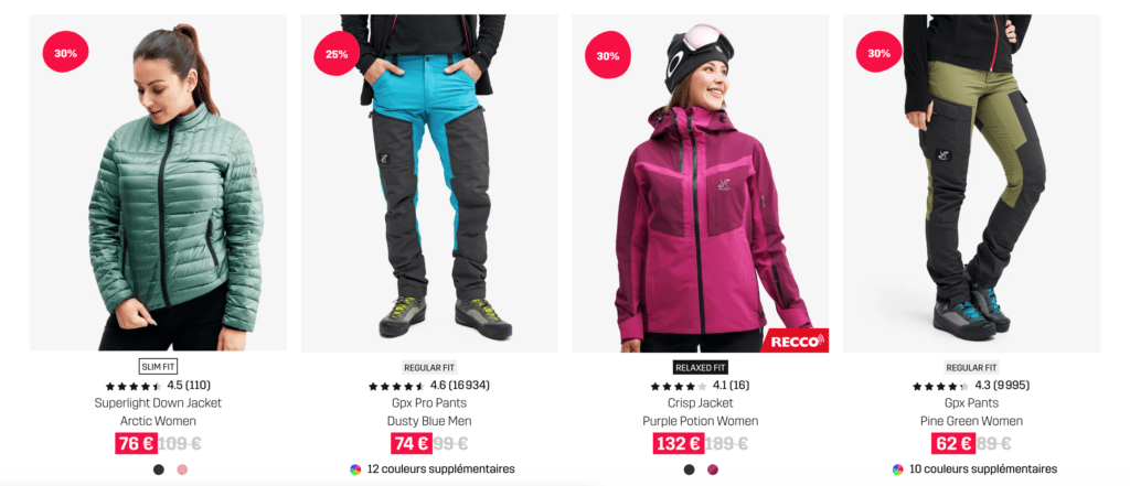 RVRC Collection femme à -25%