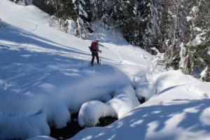 Sortie raquettes à Melles