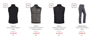 CIMALP sélection vestes 40%