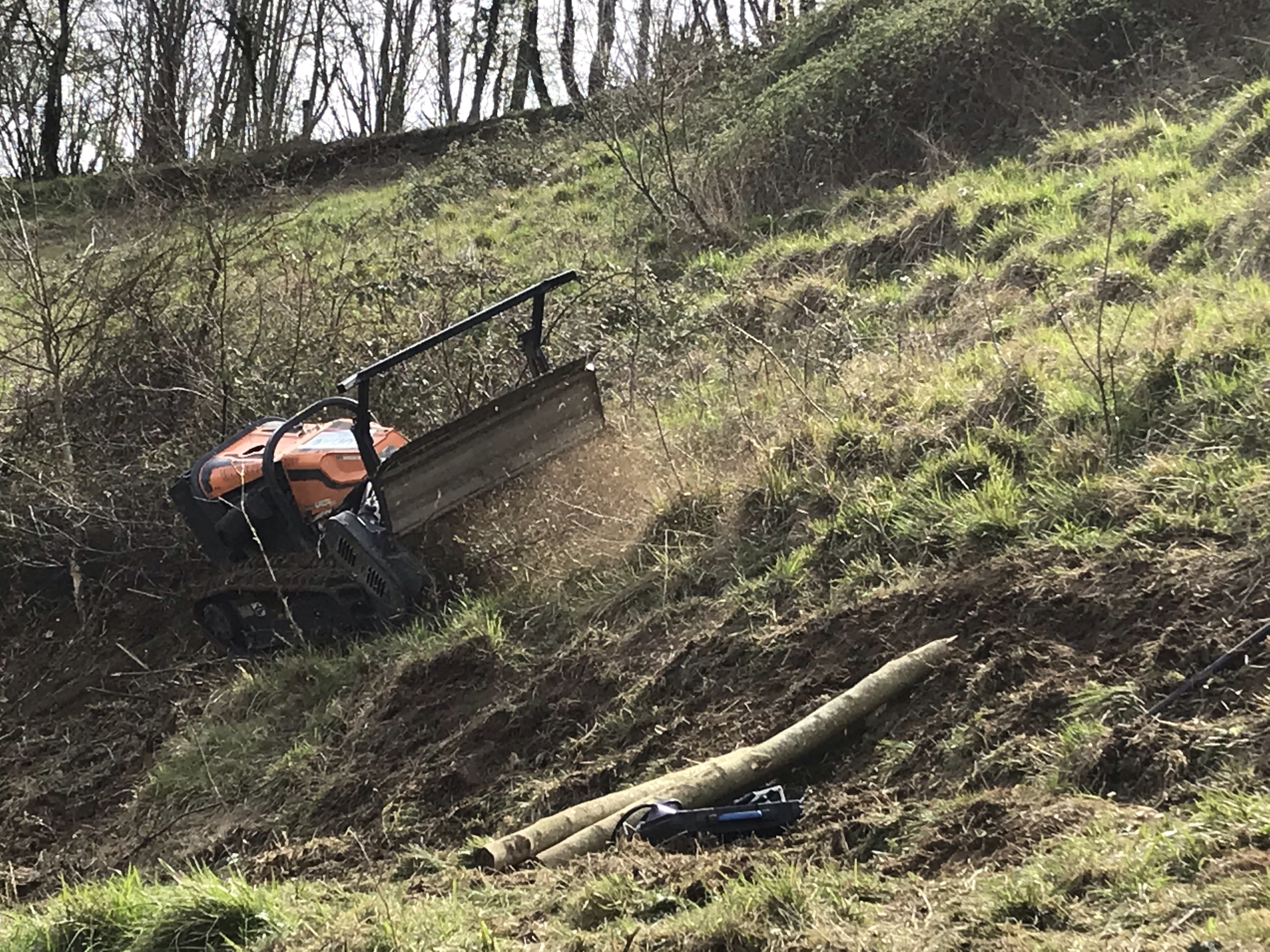 Un robot broyeur au service d'une agriculture raisonnée