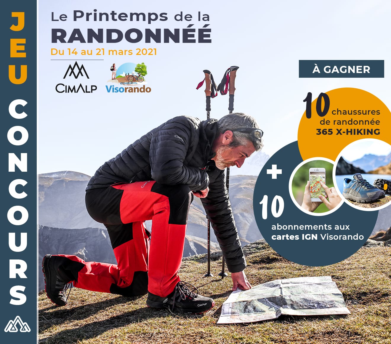 10 chaussures de rando 365 X-HIKING à gagner avec CIMALP et Visorando