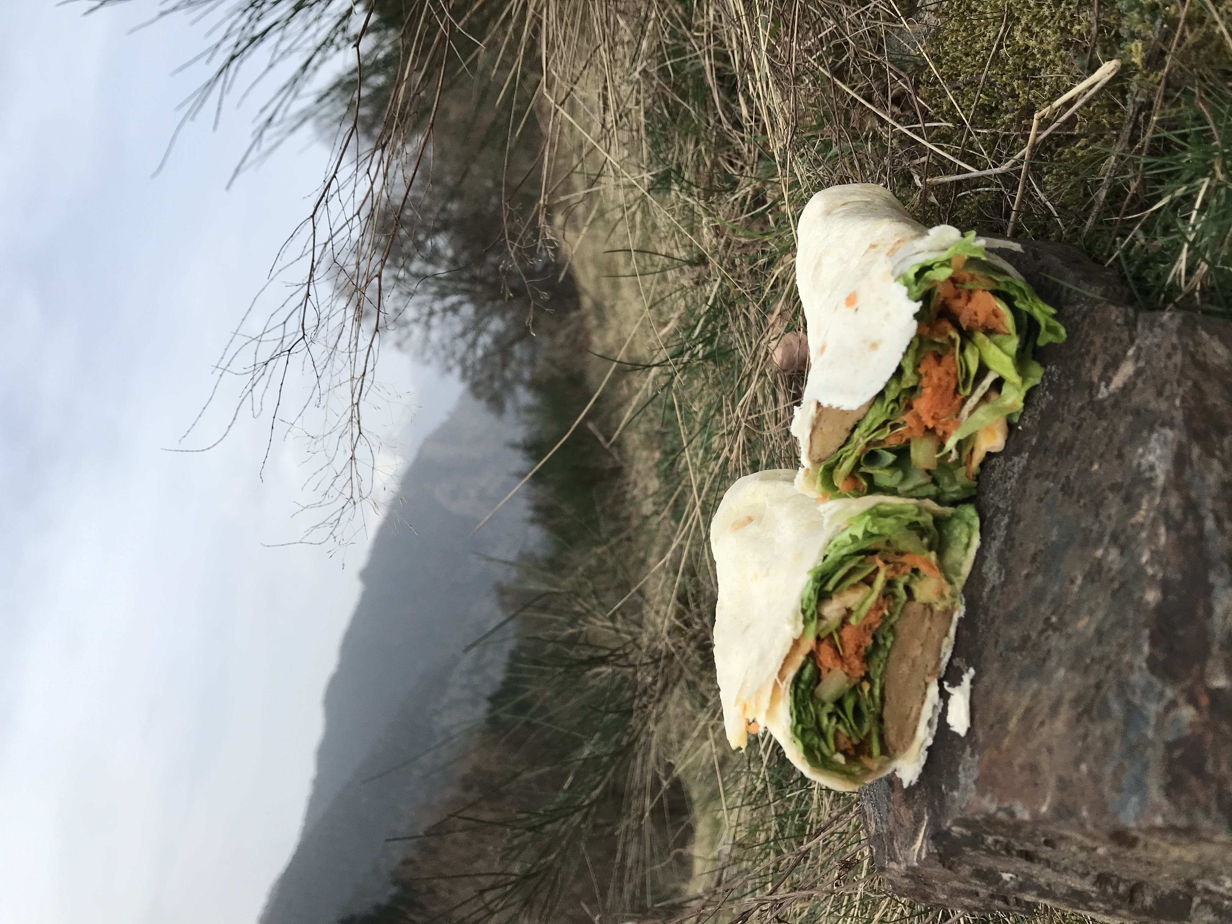 Wrap végétal et bio pour la randonnée