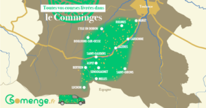 Carte livraison Comenge