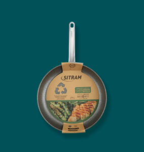 Poêle en aluminium recyclé chez Sitram