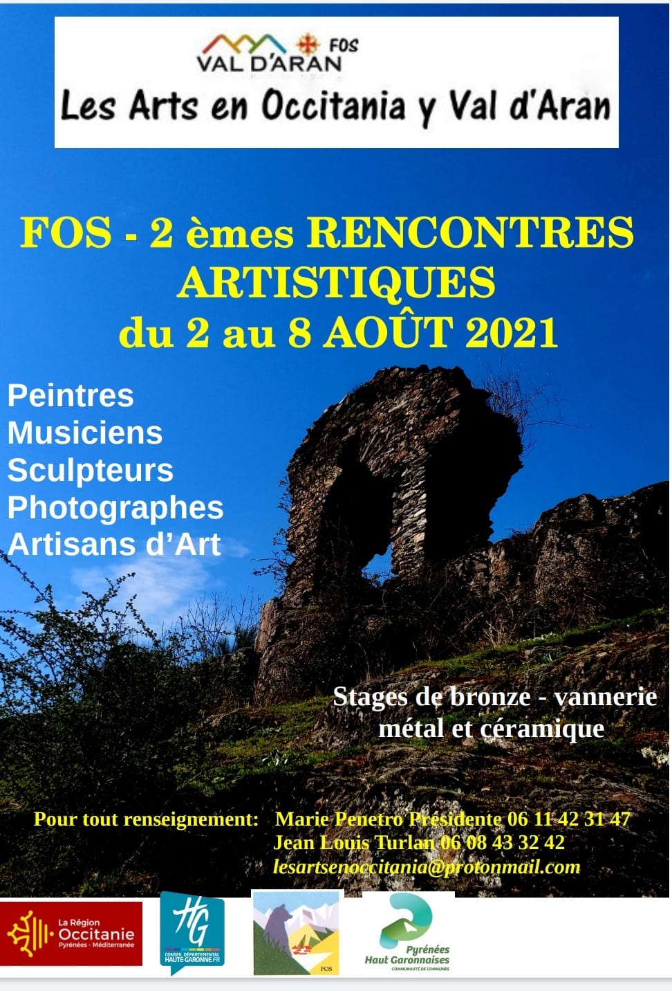 Les secondes rencontres artistiques de Fos du 2 au 8 août 2021
