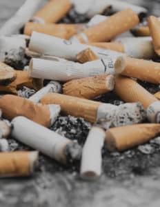 Mégot océan pollution montagne