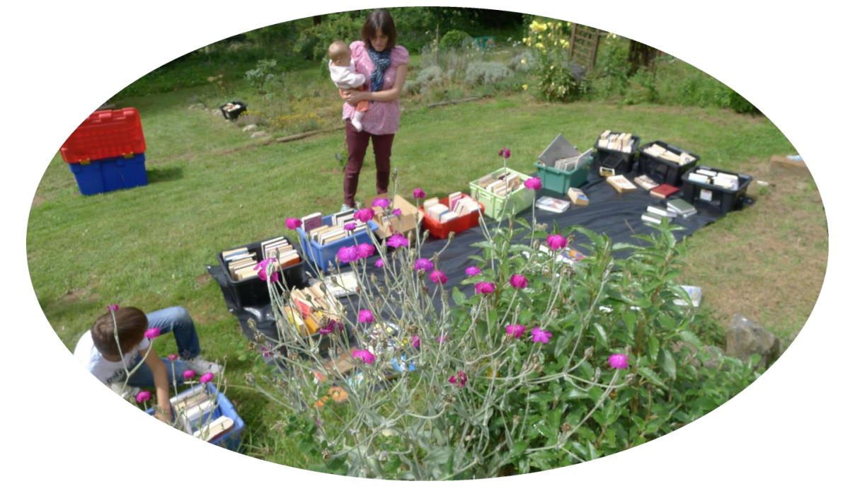 Bouquiner au jardin botanique "A fleur de montagne" à Melles ce 14 juillet