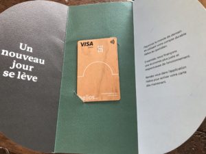 Carte bancaire Visa Bois Helios