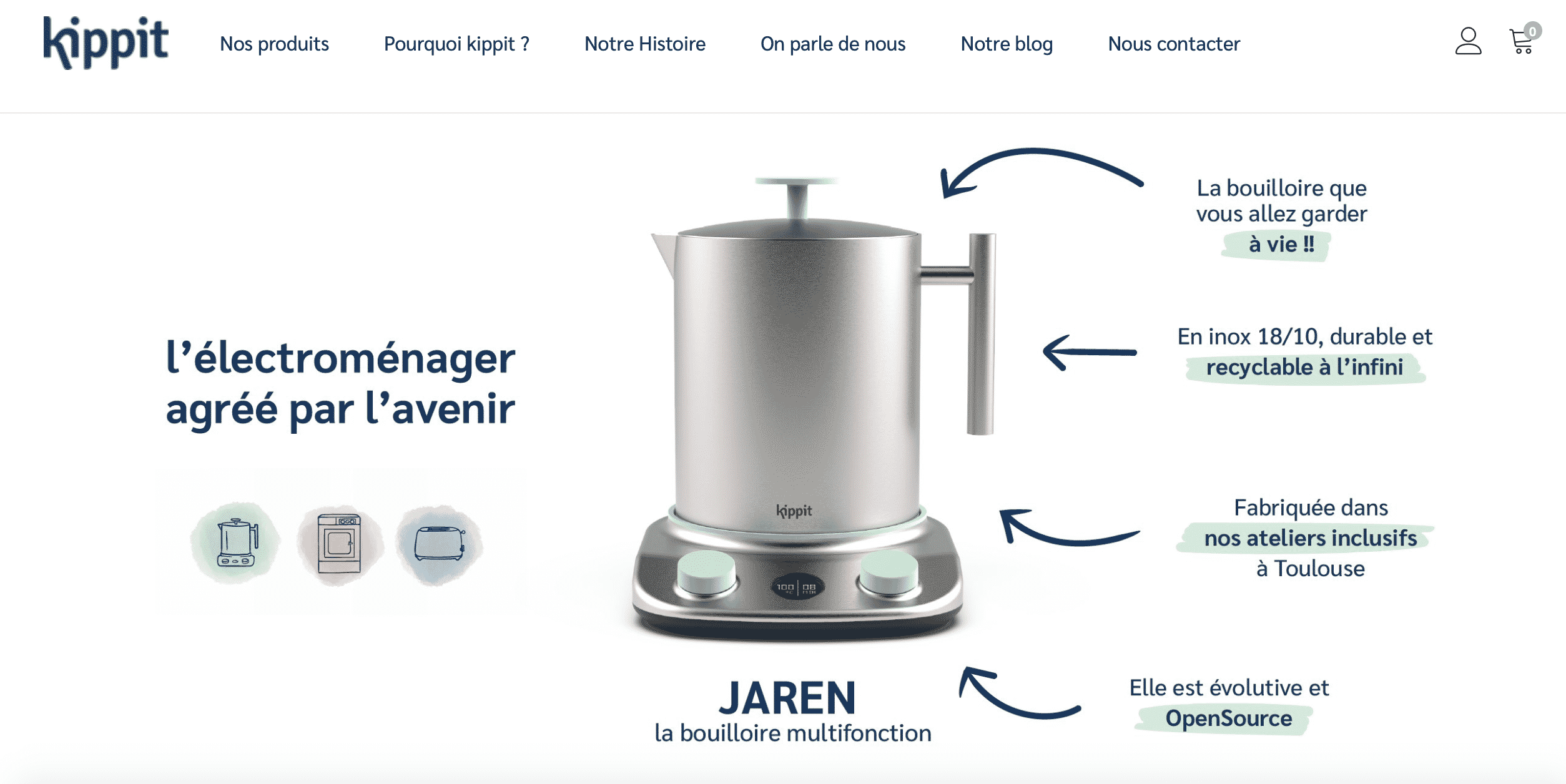 Kippit l'électroménager qui ne se jette plus car réparable à vie