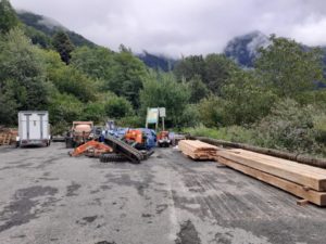 Départ cabane Aouéran