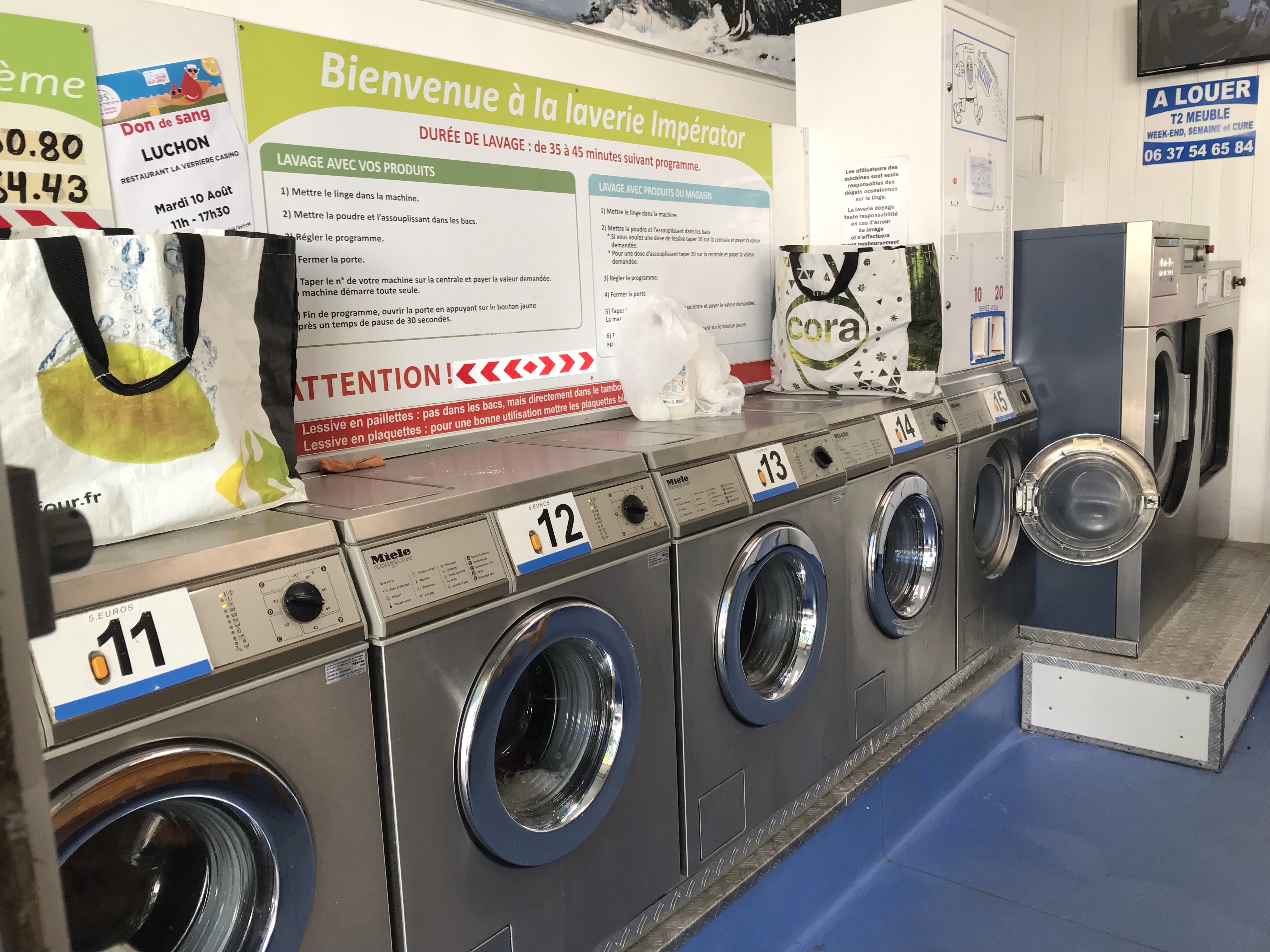 Laverie automatique à Bagnères de Luchon