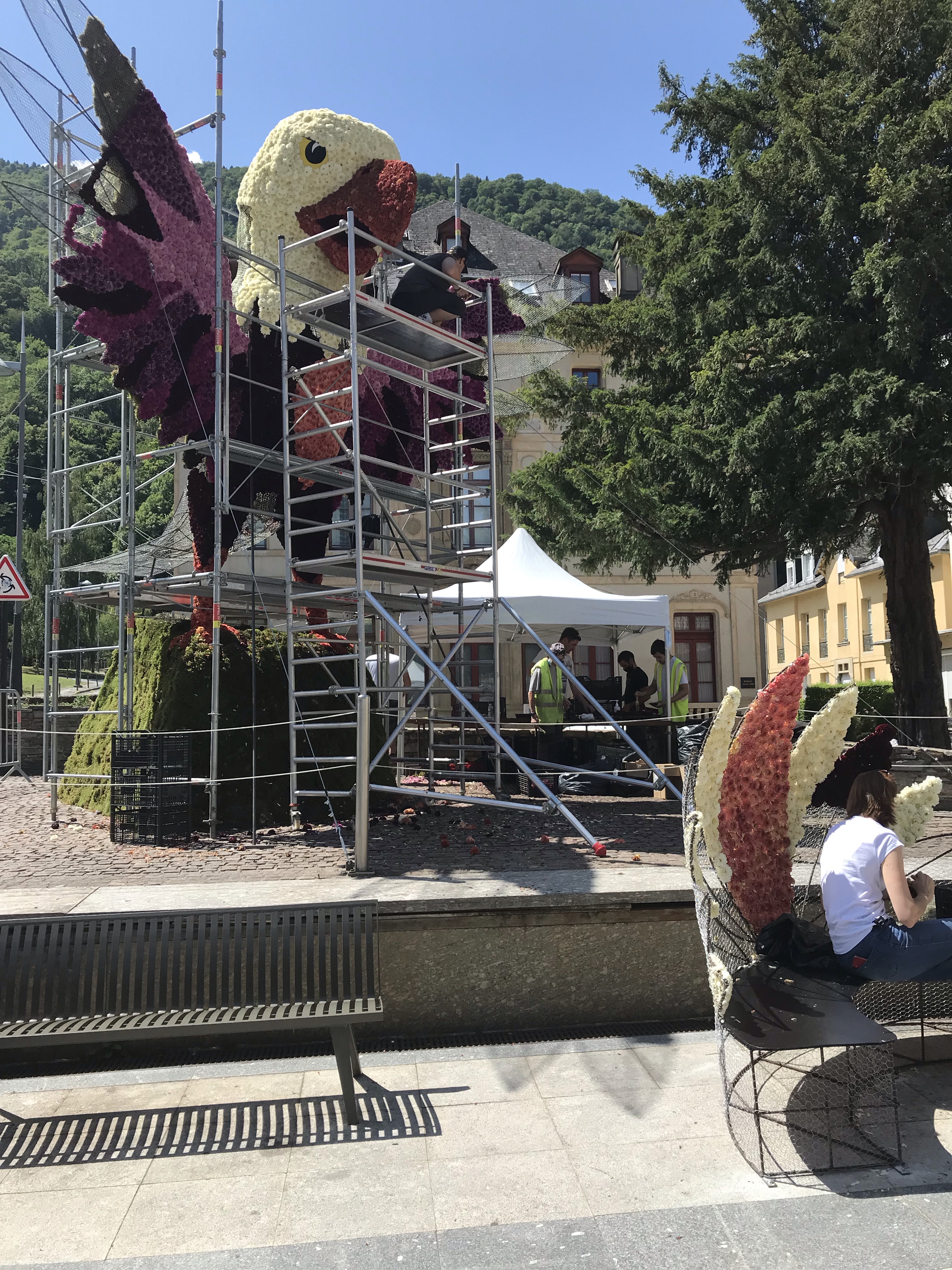 Fête des fleurs (enfin Luchon en fleurs) à Luchon le 21 août 2021 (MODIFIÉE)