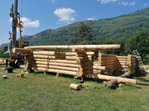 Montage cabane Aouéran