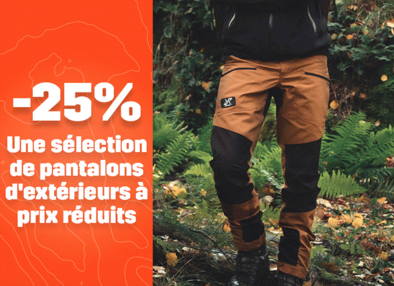 25% de réduction sur votre pantalon de randonnée RVRC