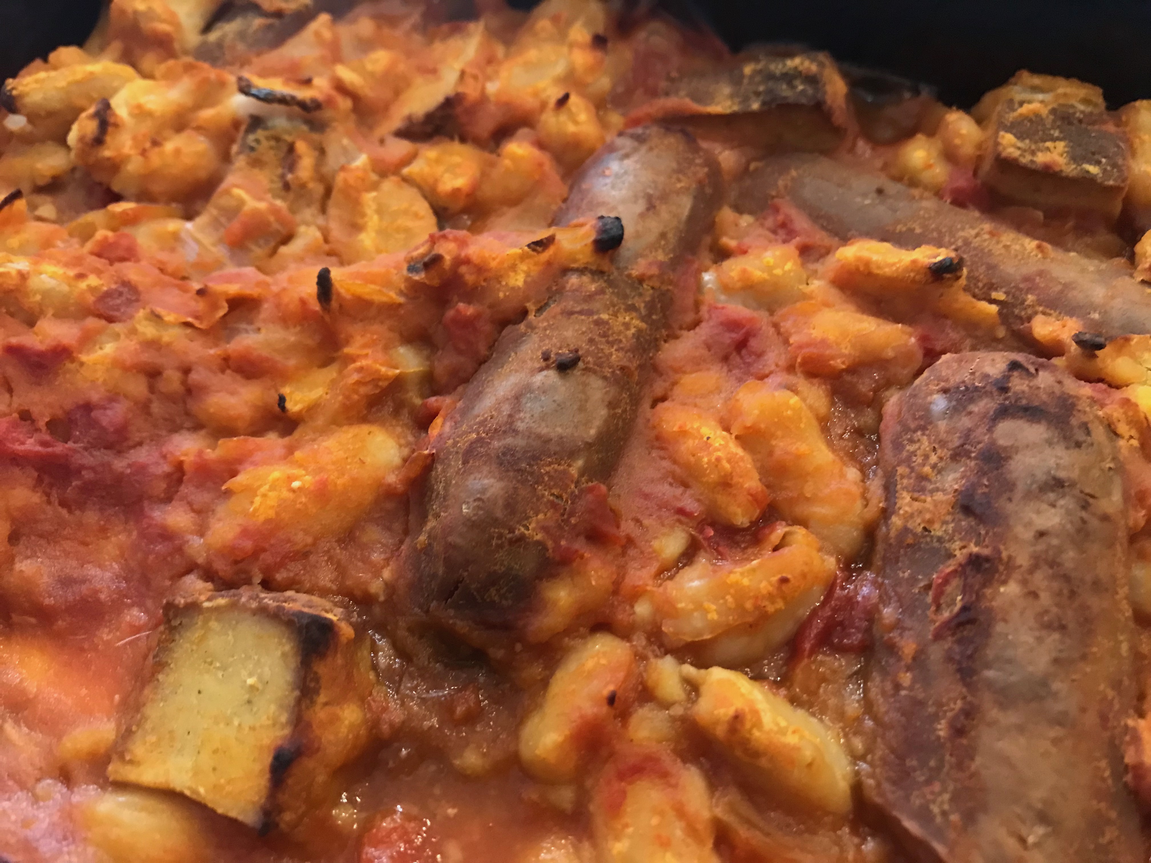 Un cassoulet garni végétarien et bio