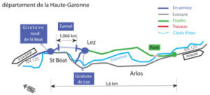 Déviation N125 Saint-Béat-Lez Arlos
