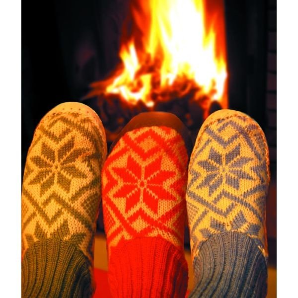 Chaussons chaussettes en laine vierge et teinture écologique