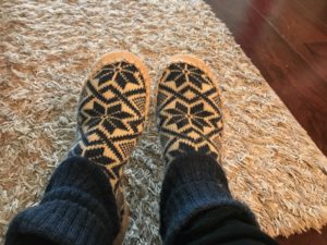 Chaussons chaussettes en laine par Litha