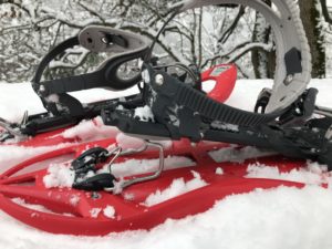 Raquettes TSL 325 en position pour les bonnes pentes