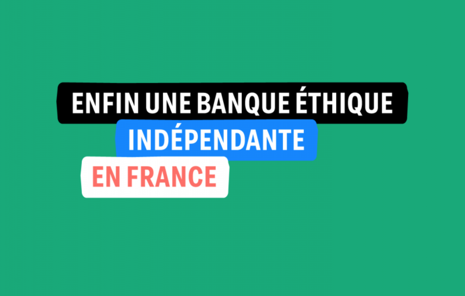 La NEF pour une banque éthique et indépendante
