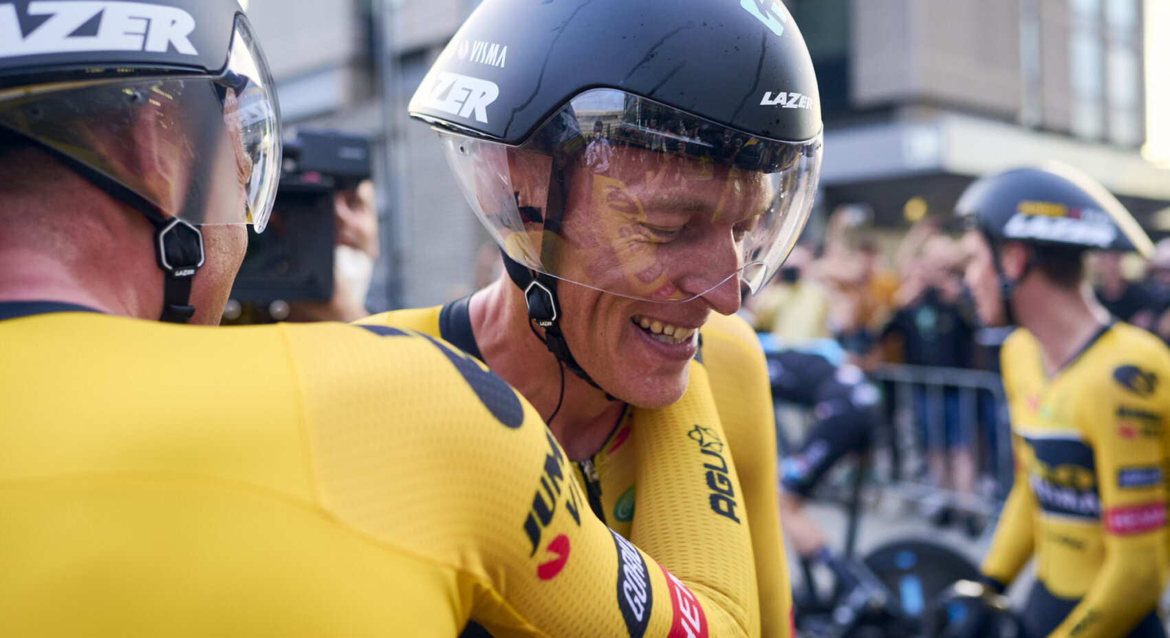 Vuelta 2022 Maillot rouge musical pour la Jumbo-Visma