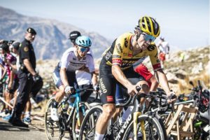 Primoz Roglic attaque Etape 14 Vuelta 2022