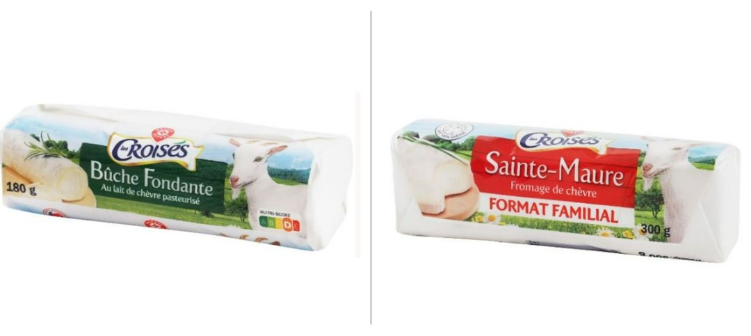 Des bûches de chèvre Marque Repère dangereuses chez E Leclerc