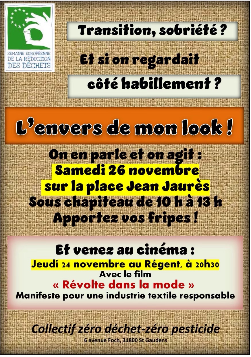 La semaine européenne pour la réduction des déchets dans le Comminges du 19 au 26 novembre