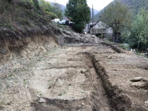 Fouilles fondations Maison Ossature Bois montagne