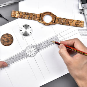 Conception montre bois Essenciel