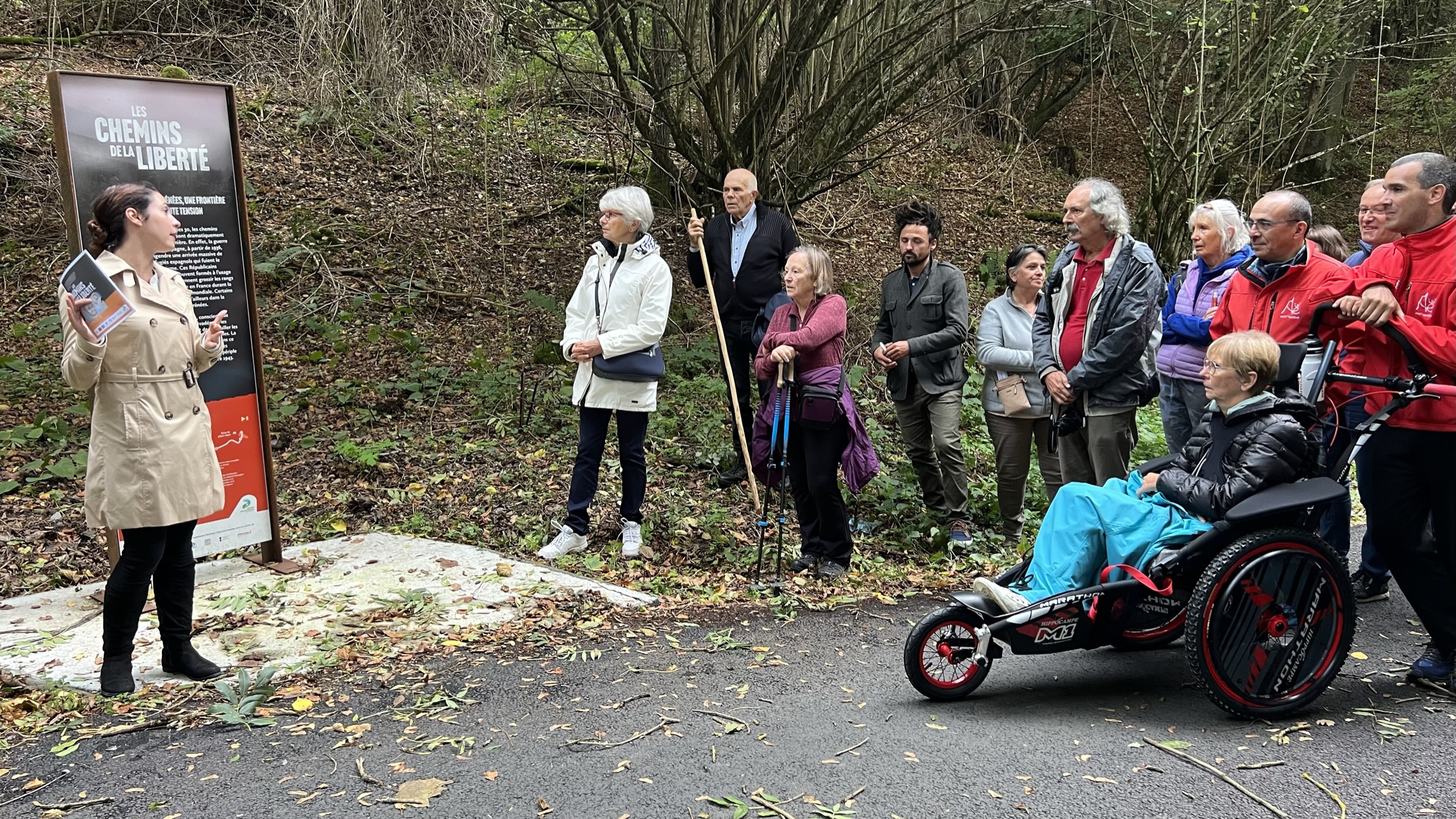 A Marignac Les Chemins de la Liberté labellisés Tourisme et Handicap