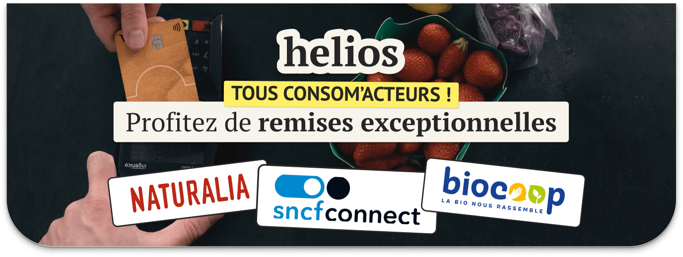 La néobanque Hélios récompense les achats écoresponsables
