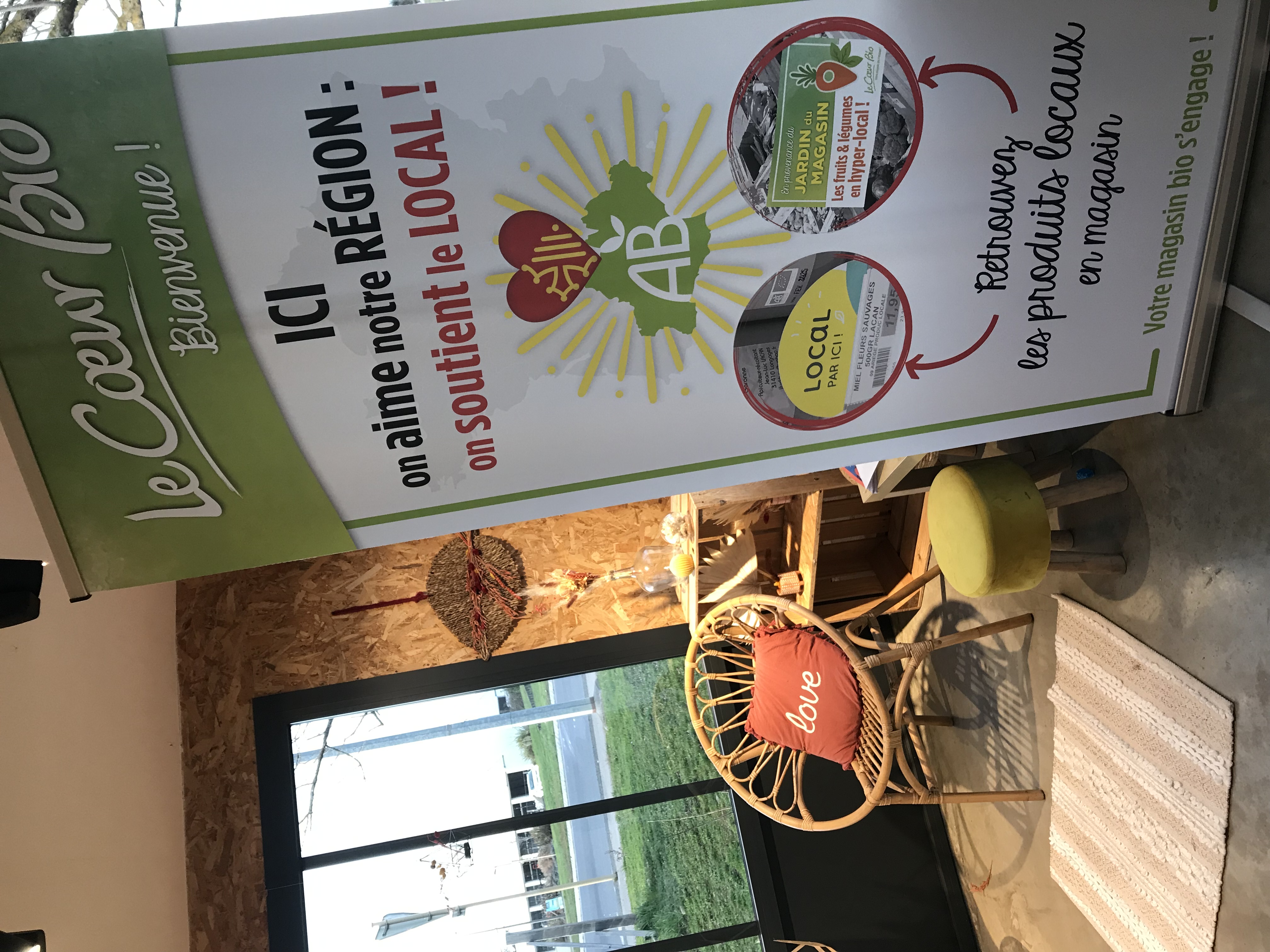 Entre Volvestre et Comminges Le Coeur Bio porte une bio indépendante