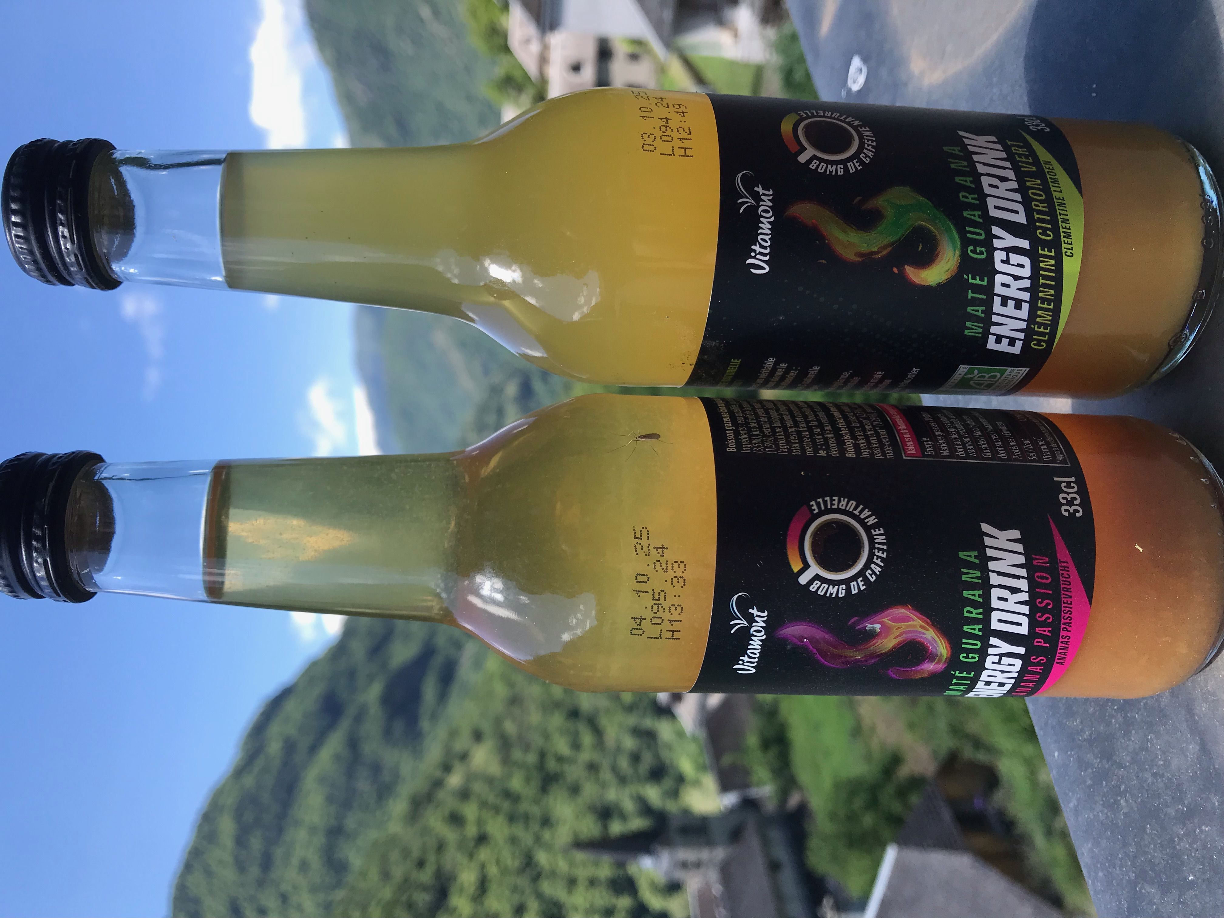 Vitamont carbure aux boissons énergisantes naturelles et bio