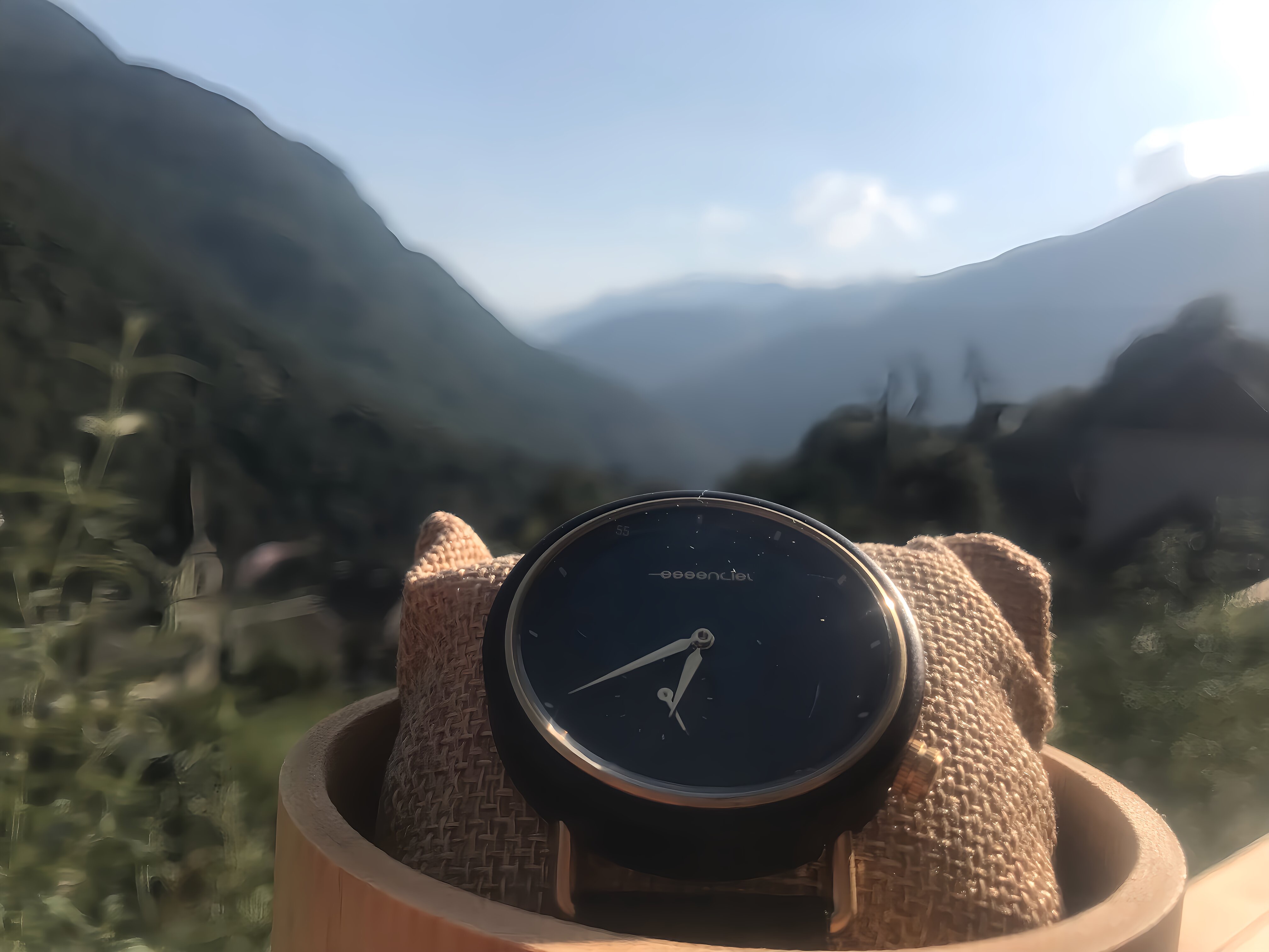 Montre en bois pour se mettre à l'heure écoresponsable