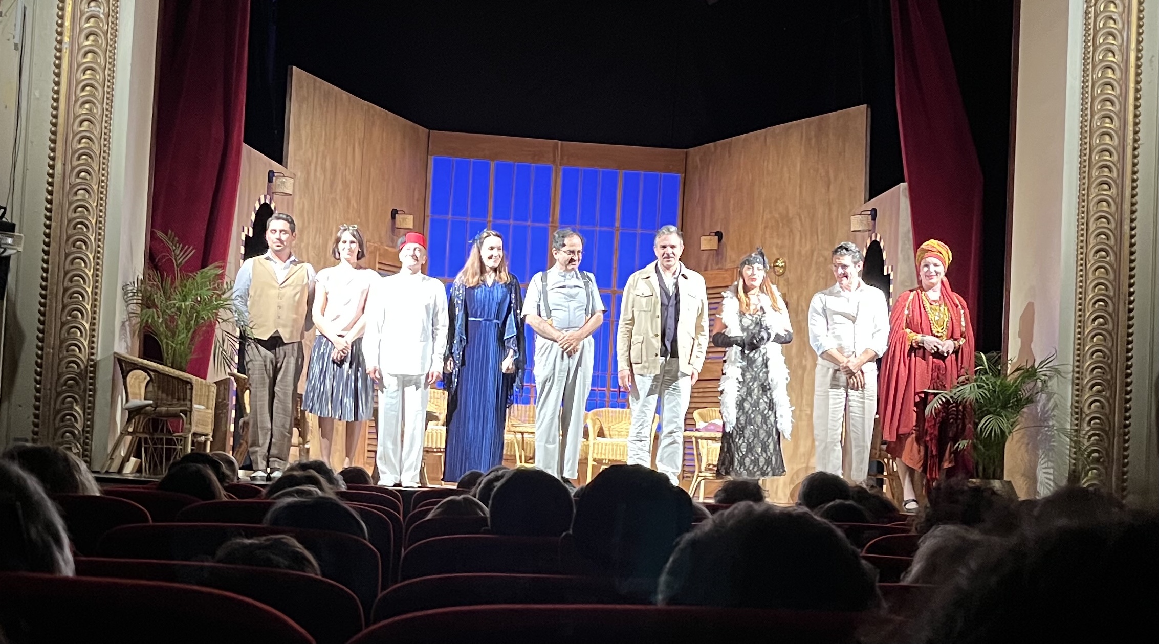 Au théâtre du Casino à Luchon la compagnie Cœur et Jardin