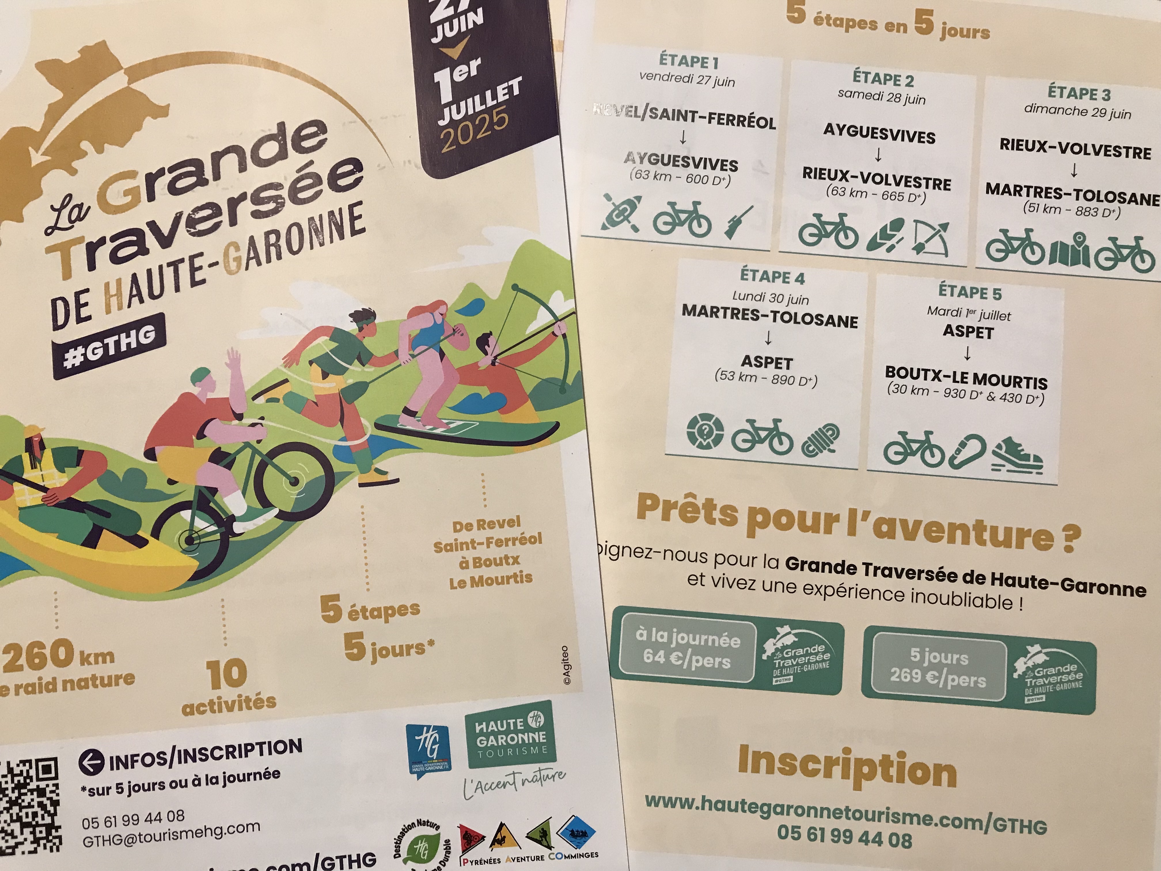 La grande traversée de Haute-Garonne aventure touristique ou sportive ?