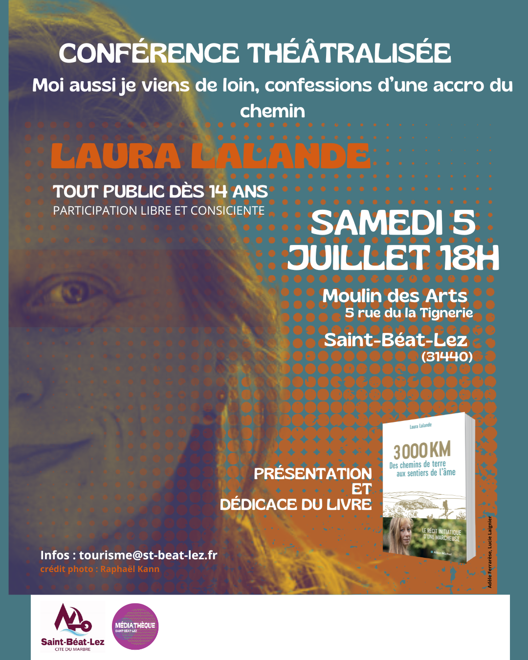 Laura Lalande de retour au Moulin des Arts de Saint-Béat-Lez