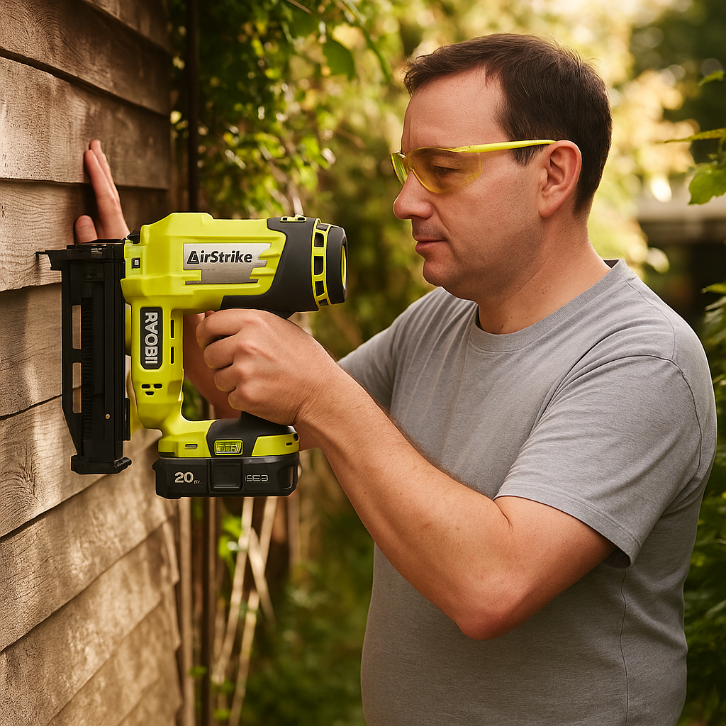 Cloueuse Ryobi R16GN18-0 : la liberté du clouage sans fil