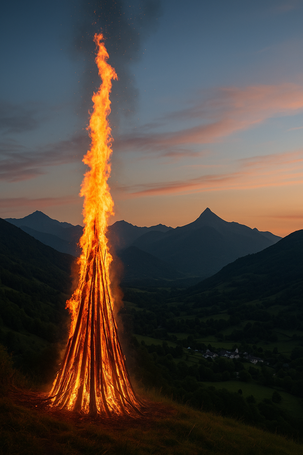 Brandon et vide-grenier de la Saint-Jean à Chaum