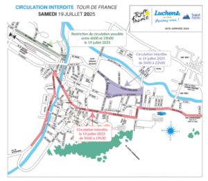 Circulation Luchon Tour de France