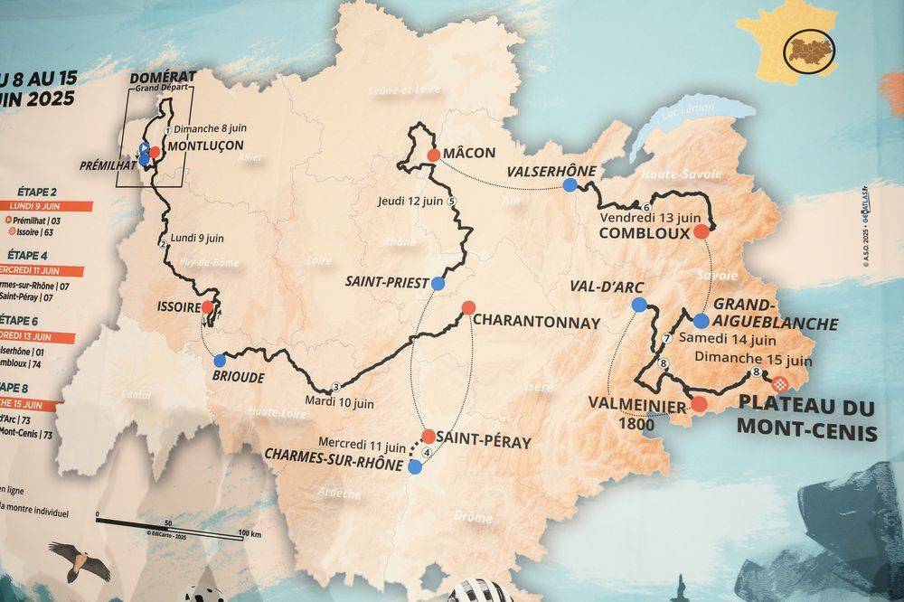 Critérium du Dauphiné 2025 - Première bataille