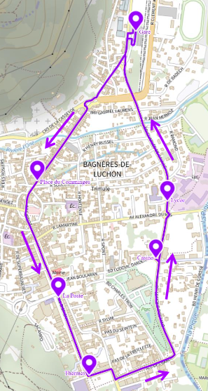 La navette Vali tous les horaires en gare de Luchon