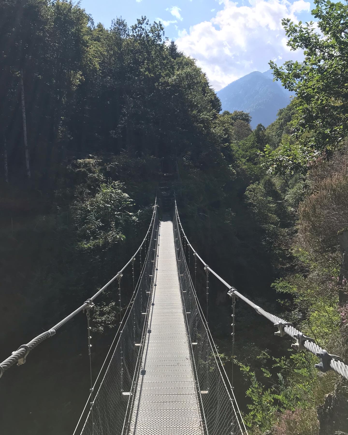 La passerelle de Péquerin à Luchon
