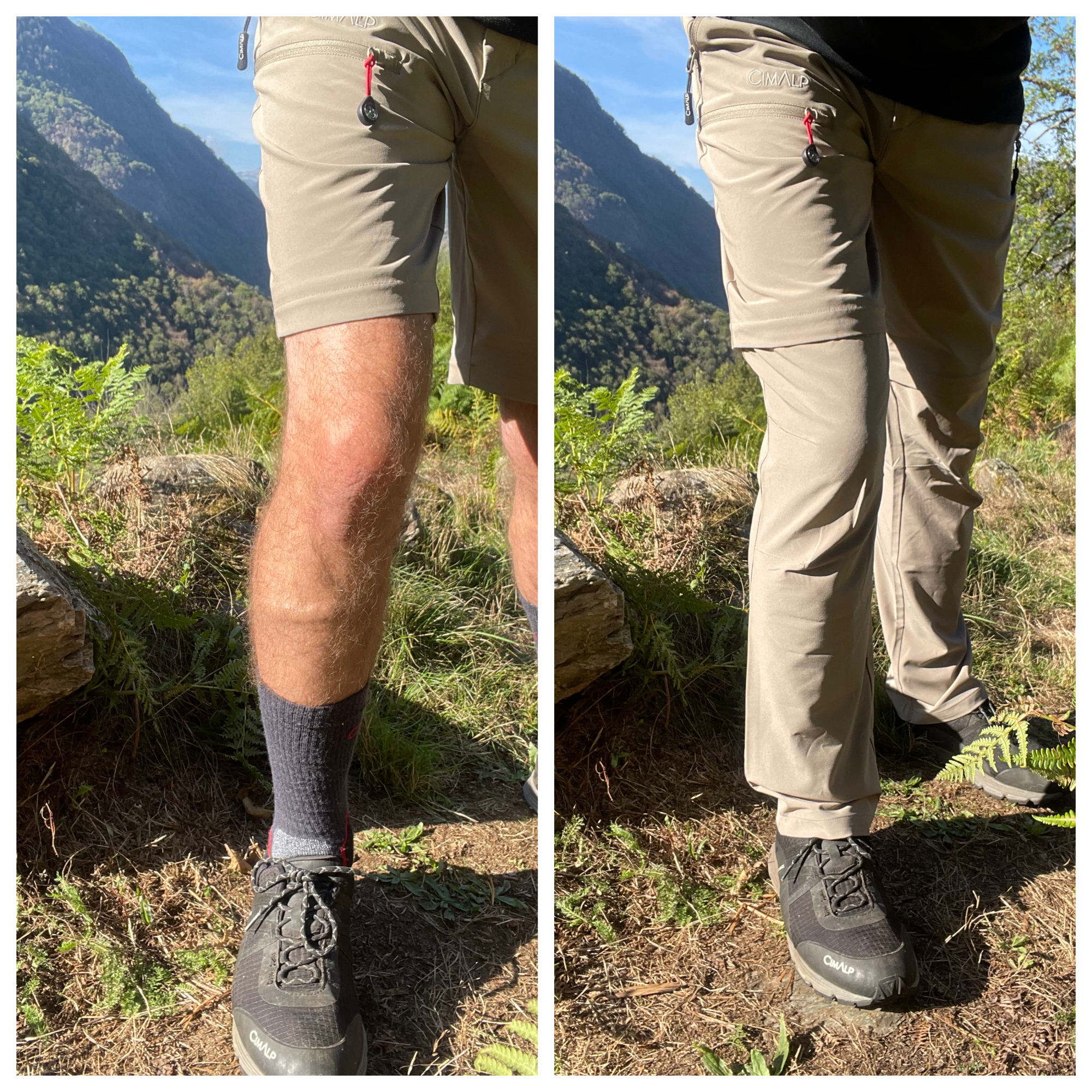 Le pantalon transformable l'indispensable des randonnées d'automne