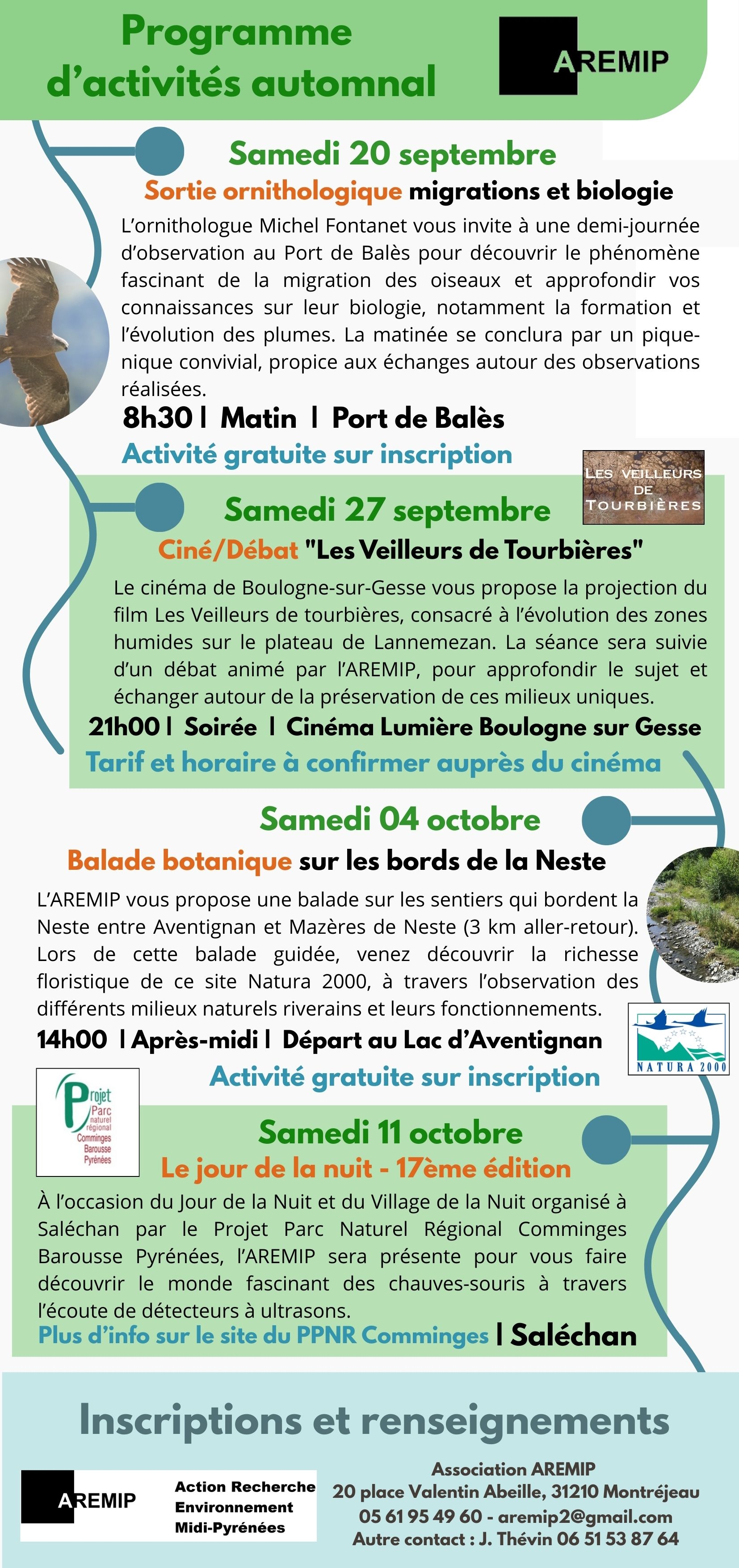 Automne pyrénéen avec l'AREMIP