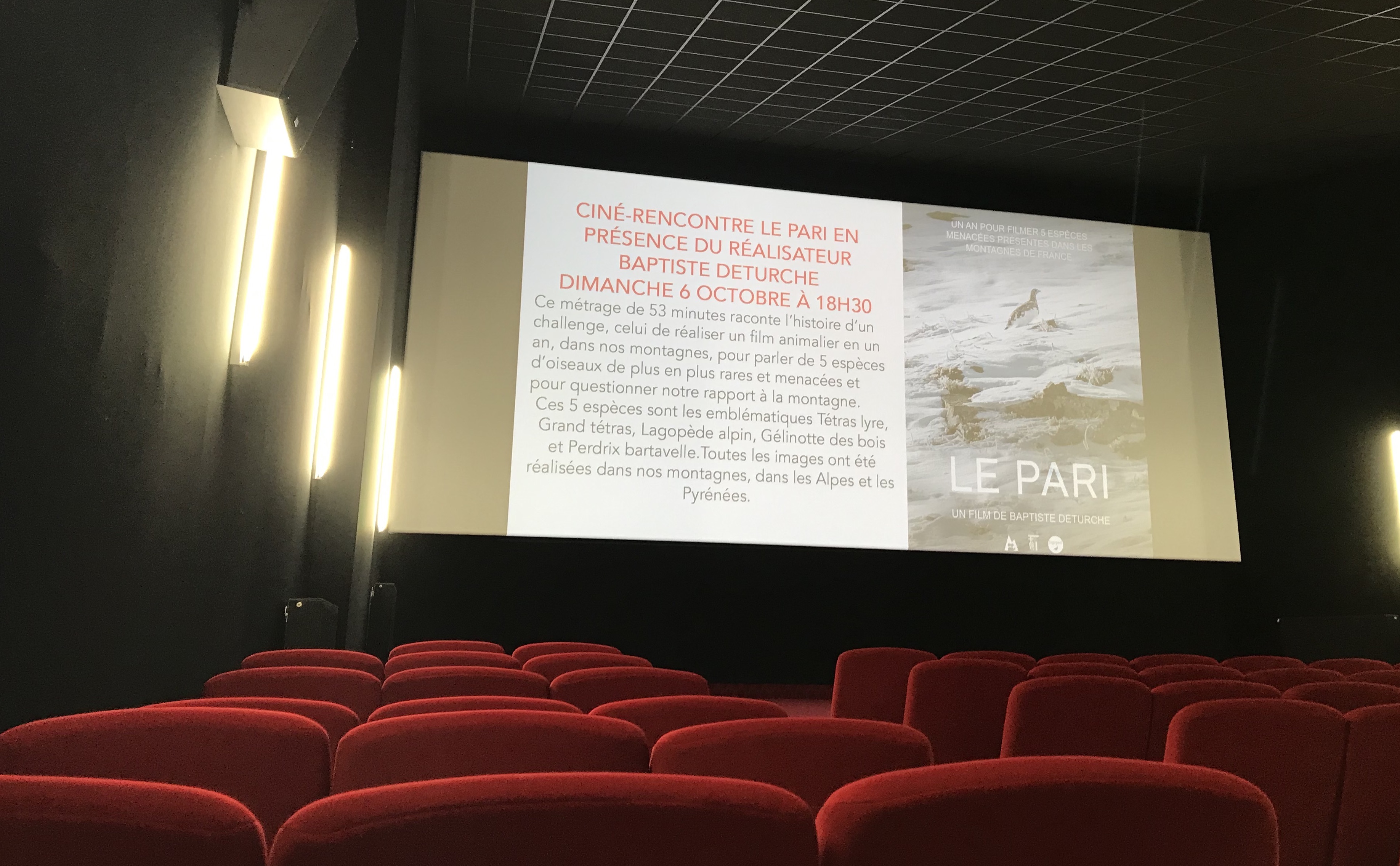 Luchon Ciné-rencontres en septembre et octobre