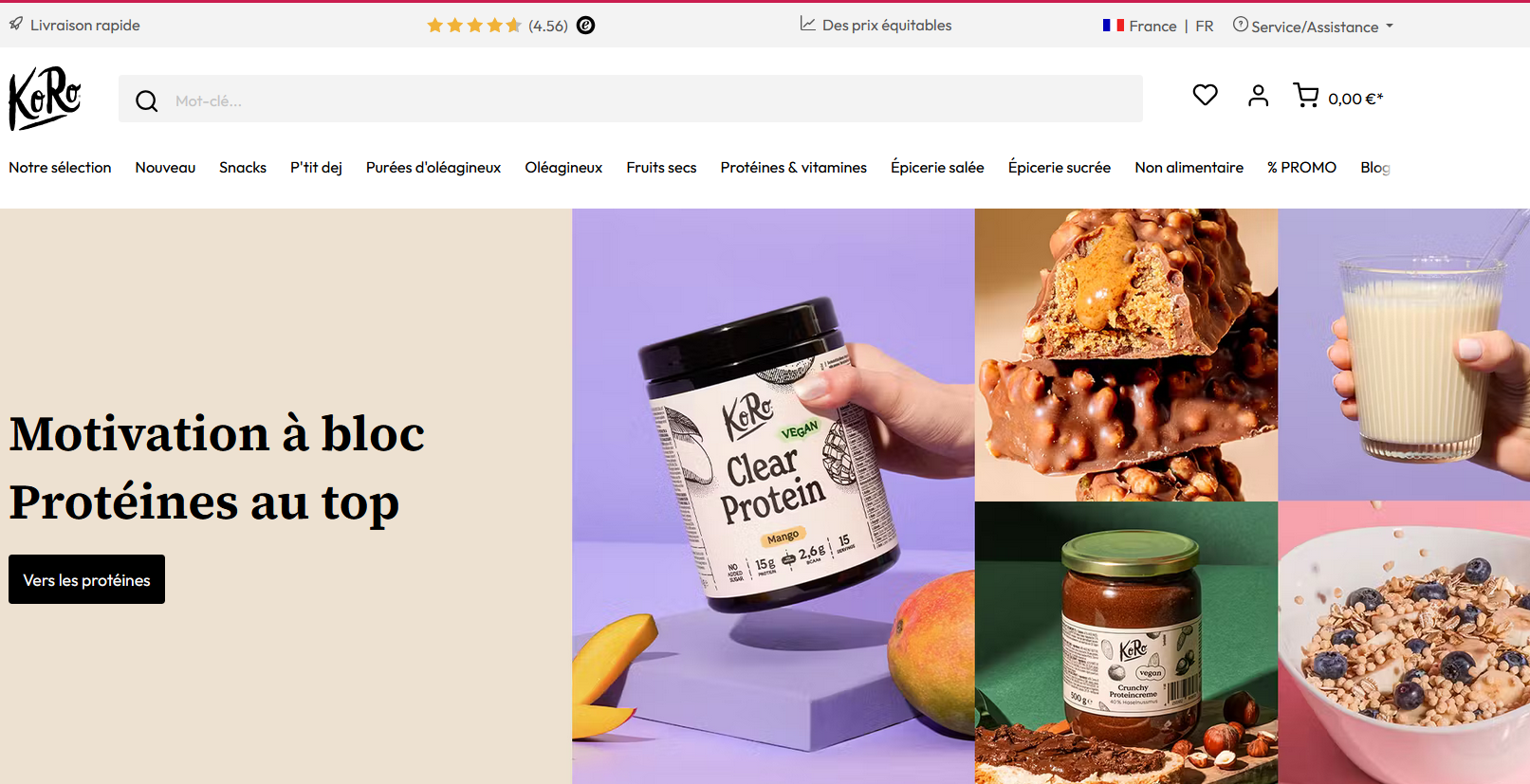 KoRo l'épicerie en ligne grands formats