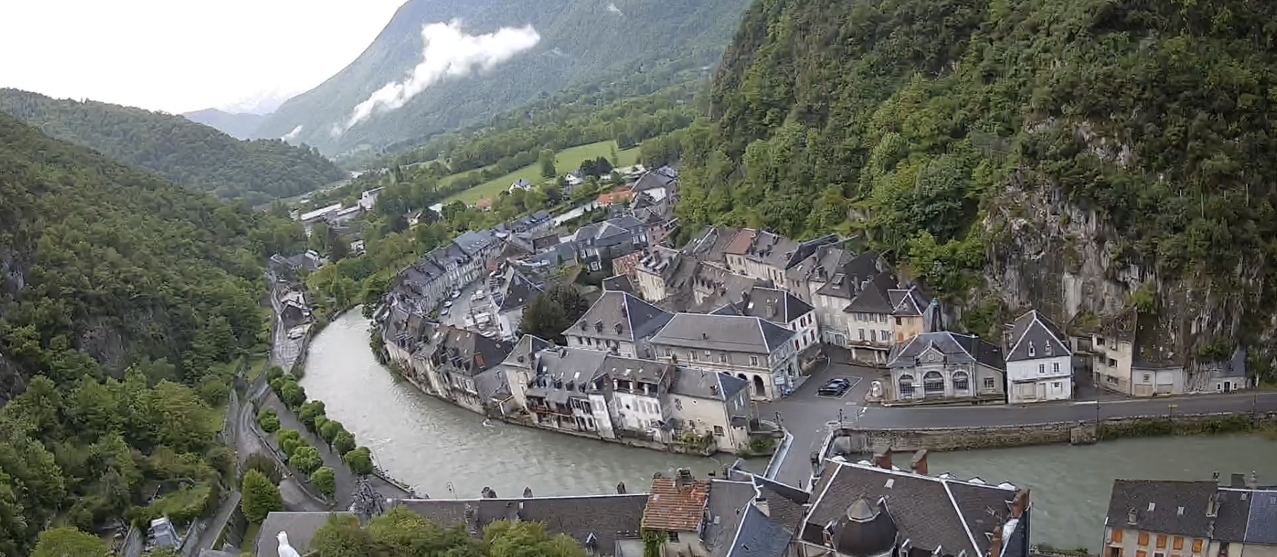 Webcam Saint-Béat-Lez : l'oeil de la vallée sur les Pyrénées centrales